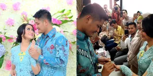 FOTO: Momen Tunangan Ryana Dea dan Puadin Redi, Romantis Manis
