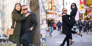 FOTO: Move On! Stevie Mantan Istri Samuel Rizal Prewed di Jepang
