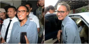 FOTO: Nadine Chandrawinata Diperiksa Polisi Soal Senjata Aa Gatot