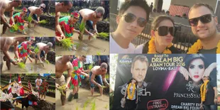 FOTO: Naik Helikopter, Syahrini - Dash Berlin Kelilingi Bali