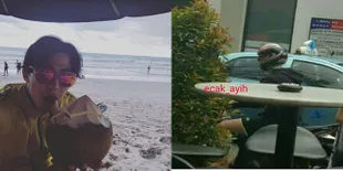 FOTO: Naik Motor - Foto Bareng Fans, Song Jae Rim Puas di Bali