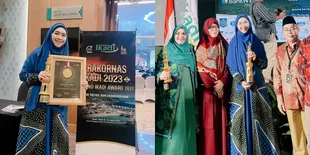 FOTO: Oki Setiana Dewi Dapat Penghargaan Sebagai Dai Influencer dan Inovatif, Bersyukur & Berharap Bisa Istiqomah