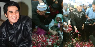[Foto] Olga Meninggal, Raffi Ahmad Akhirnya Ziarah ke Makamnya