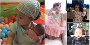 FOTO: Pakai Wig - Gendong Boneka, Gempi Makin Genit Menggemaskan