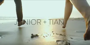 FOTO: Pamer Cium Mesra di Bali, Junior & Putri Titian Bikin Baper
