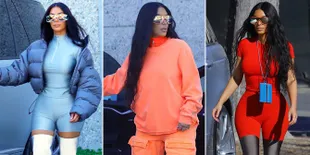 FOTO: Pamer Koleksi Terbaru Yeezy, Kim Kardashian Dandan Unik