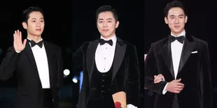 Foto Para Aktor Ganteng di Red Carpet Blue Dragon Awards 2019, Buat Cuci Mata