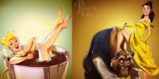 Foto: Para Princess Disney Berani Berpose 'Panas' dan 'Nakal'