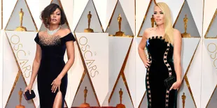 FOTO: Para Seleb Ini Tampil Glamor Pakai Gaun Hitam di OSCAR 2017