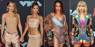 FOTO: Parade Red Carpet MTV VMA 2019, Bella Hadid - FKA Twigs Bikin Pangling!