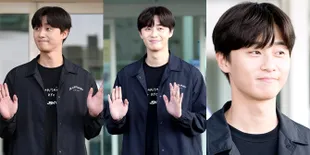 Foto Park Seo Joon Menuju Bali, Sederhana Tapi Ganteng & Cute