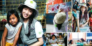 FOTO: Park Shin Hye Buka Yayasan Anak Tak Mampu di Filipina