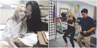 FOTO: Pasca Kecelakaan, Sheila Marcia Jalani Fisioterapi