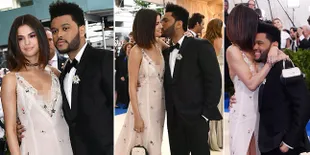 FOTO: Peluk - Cium, Selena Gomez & The Weeknd Mesra di Met Gala