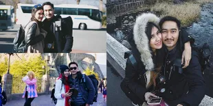 FOTO: Peluk-Peluk Manis, Liburan Bareng Syahnaz - Jeje ke Jepang