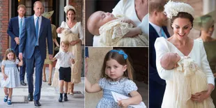 FOTO: Pembaptisan Pangeran Louis, Charlotte Cantik Menggemaskan!