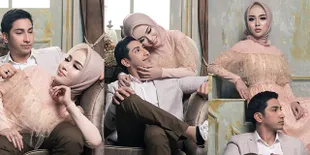 FOTO: Pemotretan Terbaru Medina Zein & Lukman, Cantik dan Classy