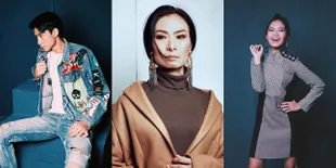 FOTO Penampilan Kompak Iis Dahlia Pemotretan Bareng Kedua Anaknya