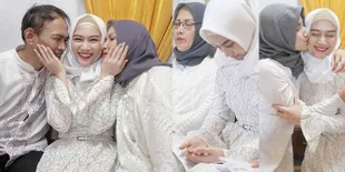 FOTO Pengajian Pernikahan Melody Nurramdhani, Syahdu Serba Putih