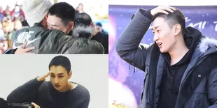 FOTO: Penuh Air Mata, Momen Haru Eunhyuk SuJu Berangkat Wamil