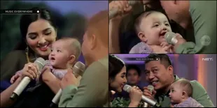 FOTO: Penuh Cinta! Baby Arsy Mesra Nyanyi Bareng Anang - Ashanty