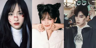 Foto Perayaan Halloween Artis China, Shen Yue Memesona - Lin Yi dan Bi Wen Jun Tampil Sederhana
