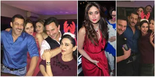 [Foto] Perayaan Natal Keluarga Kareena dan Karisma Kapoor, Happy!