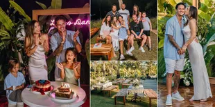 Foto Perayaan Pesta Ulang Tahun Irfan Bachdim, Garden Party Seru Bersama Keluarga