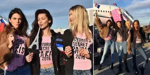 FOTO: Perdana di VS Fashion Show, Yuk Intip Persiapan Bella Hadid
