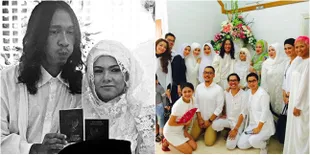 FOTO Pernikahan Aming & Kevin, Serba Putih Dihadiri Sederet Artis