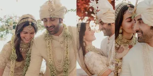 FOTO Pernikahan Ranbir Kapoor dan Alia Bhatt, Mempelai Perempuan Super Georgeus!