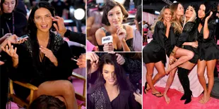 FOTO: Persiapan di Backstage Victoria's Secret Fashion Show 2018