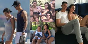 FOTO: Perut Makin Buncit, Bukti Pacar Baru Ronaldo Sedang Hamil?