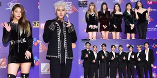 FOTO: Pesona Deretan Idol K-Pop di Red Carpet MAMA 2017 Hongkong!