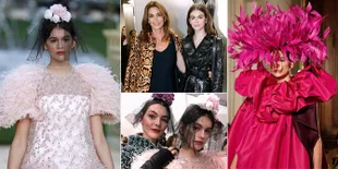 FOTO: Pesona Kaia Gerber di Paris Fashion Week, Cantik Menawan!