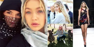 [FOTO] Pesona Maut Gigi Hadid, Model Cantik Memikat Bak Bidadari