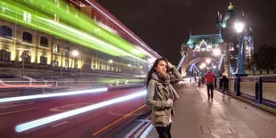 FOTO: Pesona Michelle Ziudith Saat Syuting di London Bikin Leleh!