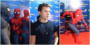 FOTO: Pesta Kostum di Red Carpet SPIDER-MAN HOMECOMING Singapura