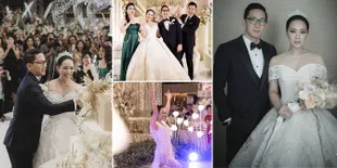 FOTO: Pesta Resepsi Pernikahan Yuanita Christiani, Mewah Romantis