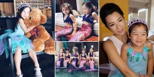 FOTO: Pesta Ultah Anak Jennifer Bachdim, Bertema Mermaid di Bali