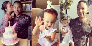 [FOTO] Pesta Ultah Baby Luna, Putri John Legend & Chrissy Teigen