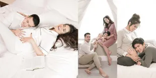 FOTO: Pose Bareng Keluarga, Ini Maternity Shoot Manis Olla Ramlan