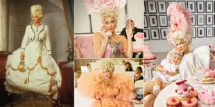 FOTO: Pose Bareng Stormi Webster, Kylie Jenner Dandan Mewah Bak Ratu Kerajaan