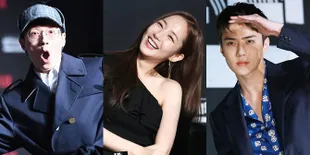 FOTO: Pose Kocak Park Min Young Hingga Sehun di Preskon 'Busted'