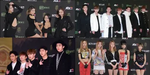 FOTO: Pose Liar - Elegan Tamu 'Golden Disk Awards' di Red Carpet