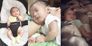 FOTO: Pose-Pose Lucu Baby Uta, Anak Nycta Gina - Rizky Kinos