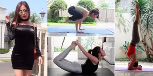 FOTO: Pose Yoga Bella Shofie Yang Bikin Cowok Gagal Fokus