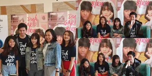 FOTO: Preskon DUA GARIS BIRU di Malang, Ada Zara & Angga Yunanda!