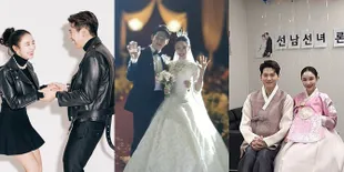 Foto Prewed & Wedding Ron - Lee Sa Gang yang Beda Usia 12 Tahun