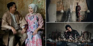 FOTO: Prewed Nuansa Mistis ala Risa Saraswati, Bikin Merinding!